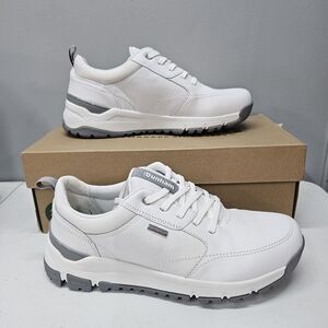 Dunham Men's White and Gray Casual Shoes Size 9 4E Sneakers